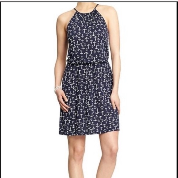 Navy Anchor Dress - Picture 3 of 8